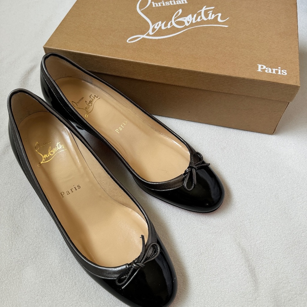 Marica Balla 45 Patent Calf Kitten Heel 36 - Picture 5 of 8